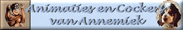 4 Animaties en Cockers van Annemiek